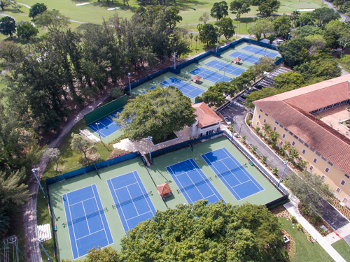 tennis courts at Biltmore